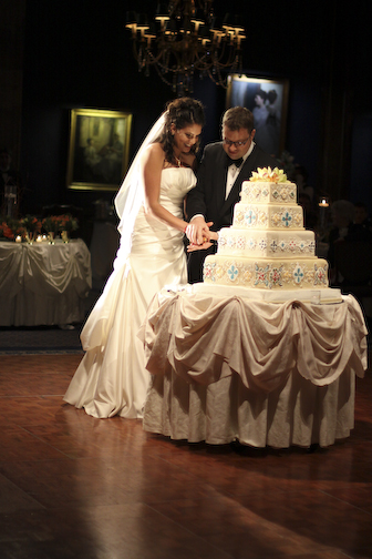 Cutting the cake