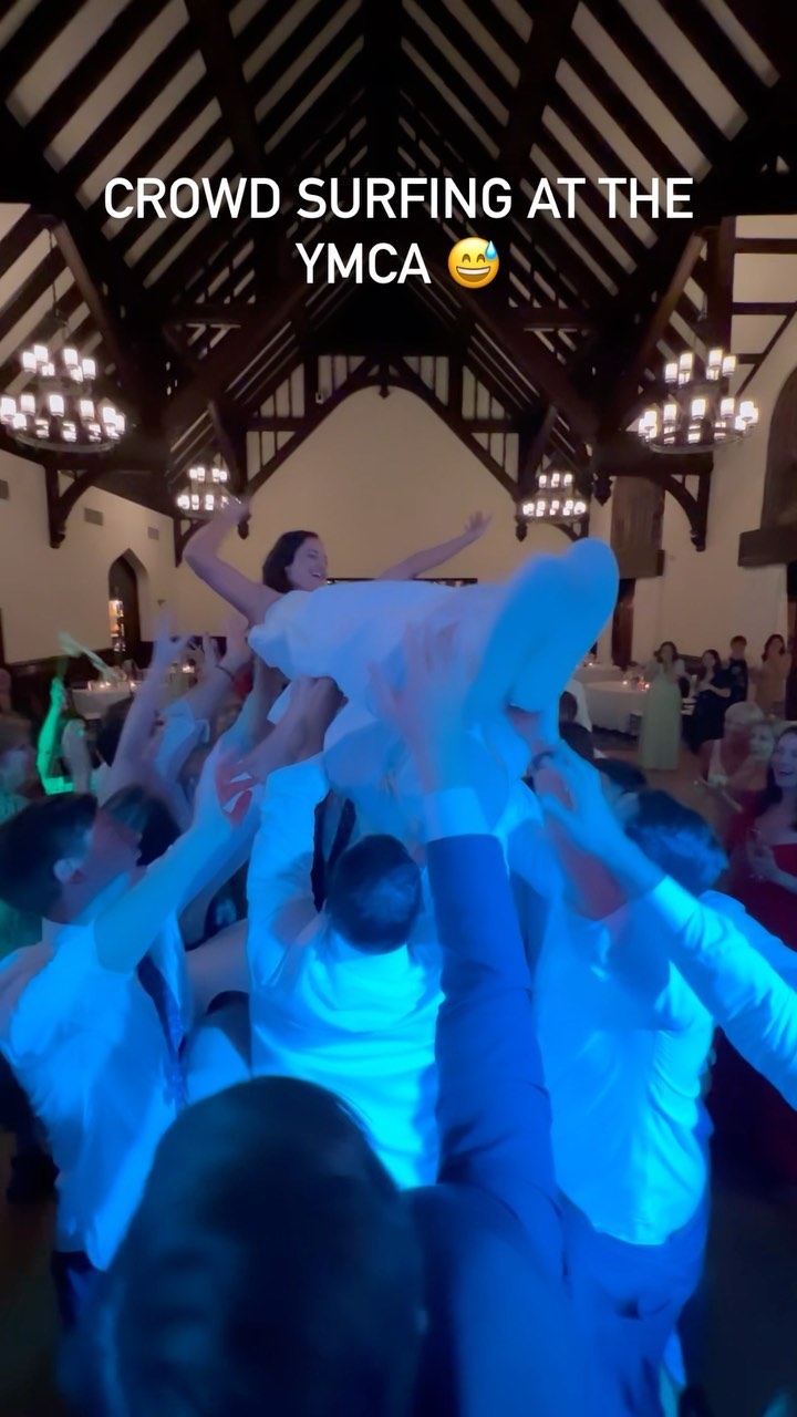 If you’re going to say that YMCA Is a must play, you better back it up. And these two did!! Crowd surfing at Michigan Shores Club was so much fun to this classic. Katie & Cameron, we absolutely adored celebrating with you ️ carolsarlasorchestra chicagoweddingband chicagoweddingbands crowdsurfingbride crowdsurfinggroom ymca michiganshoresclubwedding michiganshoresclub michiganshoreswedding michiganshores